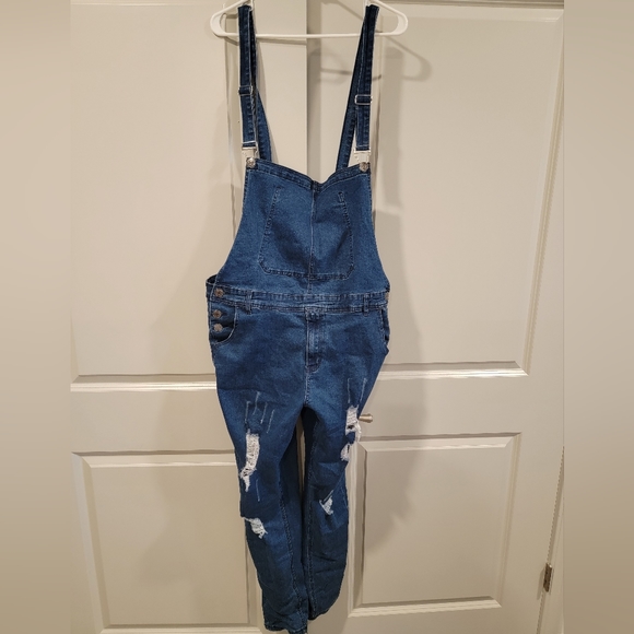 Mens slim fit overalls - Picture 2 of 7